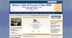 Desktop Screenshot of chinohillsrotaryclub.org